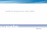 Guide du programme 2011 2012 - download.microsoft.comdownload.microsoft.com/documents/France/education/... · Essentiel Avancé Formation Microsoft E-Learning ... enseignants certifiés
