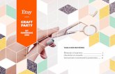 CRAFT PARTY - Etsyextfiles.etsy.com/.../Craft_Party_2015_DIGITAL_KIT_FR.pdf · 2019-12-19 · le nombre d’invités prévu. Pensez aux cafés, bars, restaurants, bibliothèques,