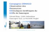 Campagnes ORHAGO Observation des Ressources HAlieutiques ... · Présentation annuelle des travaux. Colloque Flotte Océanographique Côtière - Bordeaux- 11 - 12 juin 2015 9 Campagnes