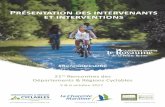 Présentation des intervenants et interventions · Vice-présidente de La Rochelle en charge du transport et de la mobilité L’action de la Région Nouvelle-Aquitaine en faveur