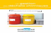 La gestion des déchets chimiques · documenter les producteurs de déchets quant à leur recyclage. Adresse : CS 50139 2 boulevard de Gabès 13267 Marseille Cedex 8 X Les AGENCES