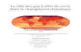 Le rôle des gaz à effet de serre dans le changement climatique · 2017-08-09 · L’effet de serre est un phénomène indispensable à la vie4; sans lui, en effet, la température