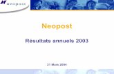 Aucun titre de diapositive...2007/02/06  · Une année de déploiement : innovation produits Compétitivité des solutions Internet de gestion de colis : – En Europe : • Contrats