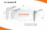 HYPE - Serf€¦ · Hype SCV Tige coxa vara sans ciment 2 à 9 120° La gamme des tiges Hype® est homothétique ; la longueur des cols progresse donc entre chaque taille pour toutes