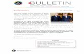 Bulletin · 2017-07-07 · 1 Vol. 1, No 1, mai 2017 . MOT DES PRÉSIDENTS. Nous avons le plaisir de vous transmettre le premier numéro du Bulletin, la publication du Réseau francophone