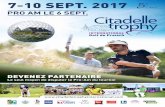 7-10 SEPT. 2017 - Citadelle Trophy International...Tour final de la compétition professionnelle suivi de la remise officielle des prix Le Citadelle Trophy International – Golf de