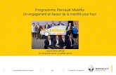 Programme Renault Mobiliz Un engagement en faveur de la ...€¦ · En résumé 2/2 . Merci . PROGRAMME RENAULT MOBILIZ RSE Mobiliz, l’implantation des GRS. PROGRAMME RENAULT MOBILIZ