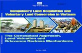 Compulsory Land Acquisition and Voluntary Land …...4.3.3. Some aspects of the land price assessment procedure piloted in Ho Chi Minh City ..... 46 5. Proposals for innovative or