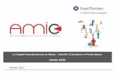 Charte Graphique - GTM ... Sommaire Rapport sur le capital investissement – AMIC 2016 3 © 2017 Grant Thornton 3 7 13 15 23 33 36 38 42 46 48 49 50 51 1. Périmètre et Méthodologie