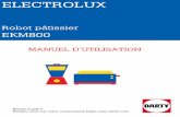 ELECTROLUX - Darty LIBRO DE INSTRUCCIONES MANUAL DE INSTRUأ‡OES EN FR NL ES PT Instruction Book EKM800