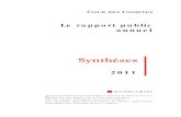Synthèse du rapport public annuel 2011 - Le Figaro€¦ · 9 Synthèses du Rapport public annuel de la Cour des comptes 1 La trajectoire 2010-2013 Un redressement fort et rapide