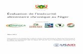 Évaluation de l’insécurité alimentaire chronique au Nigeragrhymet.cilss.int/.../05/...report-Final-French_0.pdf · Évaluation de l’insécurité alimentaire chronique au Niger