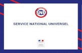 Vidéo de présentation du SNU - duppigheim.fr · Vidéo de présentation du SNU. Les objectifs du SNU Service national universel 3. Service national universel 4. La phase 1 : Le