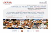 PARTICIPEZ AU SALON NATURAL PRODUCTS EXPO WEST · 2019-12-12 · Le fromage français ainsi que la charcuterie sont très appréciés et continue de faire des émules. La gamme de