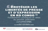 PROTÉGER LES LIBERTÉS DE PRESSE ET D’EXPRESSION EN RD … · Ce monopole, qui a longtemps freiné le développement de 2 « RDC » dans le reste du texte. ... Pour comprendre