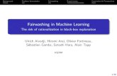 Fairwashing in Machine Learning€¦ · Background Problem formulation Fairwashing Experiments Conclusion & Perspectives Fairwashing in Machine Learning The risk of rationalization