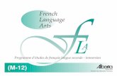 French Language Arts - Northwest Territories (M-12) Je, Gary G. Mar, C.R., ministre de lâ€™أ‰ducation,
