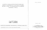 Liste bibliographique des travaux effectués sur les cyanophycées … · 2016-06-14 · 3. ALLISON, R.K. : et al. : 1954 Sodium formate and urea feeding experimcnts with Nostoc muscorum.