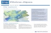 Rhône-Alpes - Météo-France Actualités€¦ · Rhône-Alpes, excepté sur la façade orientale des Savoie moins arrosée : 55 mm à Séderon (26), 57,3 mm à Lalleyriat (01), 70,5