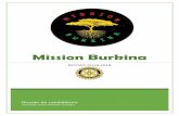 Mission Burkina · 2018-05-15 · Plan de financement ... Notre équipe est composée de 5 étudiants en Master 1 (Gabriel BERTHIER, Lauriane VAILLANT, Charline FAY, Rodolphe LABROUSSE,