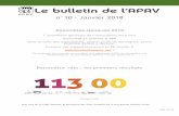 n°10 - Janvier 2018apiedavelo.bzh/fichiers/bulletins/2018/10Bulletin1APAV2018.pdf · Baromètre vélo : les premiers résultats (image FUB) ... résultats montrent que les Françaises