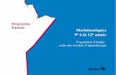 Programme français Mathématiques 9 à la 12 annéerogerdurand.weebly.com/uploads/2/4/0/0/24006299/rasmaths9-12.pdf · Tous les efforts ont été faits pour respecter la Loi sur