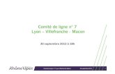 Comitأ© de ligne nآ° 7 Lyon â€“Villefranche -Macon Comitأ© de ligne nآ° 7 Lyon Villefranche Macon 20