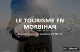 LE TOURISME EN MORBIHAN · Décrochage net (entre 2019 et 2020) de la fréquentation touristique (en nuitées) pendant la crise du COVID-19 et des mesures de confinement sanitaire