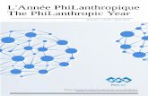 L'Année PhiLanthropique The PhiLanthropic Year · 2019-05-06 · L u k a s B o s c h N a n c y P o l e M y r i a m B é r u b ... que la moyenne des productions scientifiques. Produite