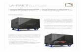 LA-RAK II SPS FR 2 - L-ACOUSTICS · 2018-10-12 · de ses connecteurs PA-COM® et SpeakON, offrant ainsi la même fonctionnalité qu'un panneau de connexions de sorties de haut-parleurs