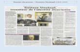 Dossier de presse Gustave Stoskopf (1869-1944) · 2019-10-08 · 150e anniversaire de la naissance du peintre et dramaturge PATRIMOINE Gustave Stoskopf, inventeur de l'identité alsacienne