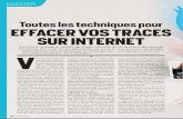 Effacez vos traces sur internet - zatram.free.frzatram.free.fr/IMG/pdf/effacez_vous_traces_sur_internet.pdf · sur Internet est une seconde menace : non seulement les sites savent