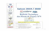 Dans ce Bulletin Technique N °4 · 2020-02-25 · 5 La formation régionale à l’encadrement dans les Hauts de France Comme la saison passée 4 stages régionaux sont mis en place