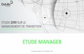 ETUDE MANAGER · 3 managers sur 4 refuseraient un CDI pour une mission de transition. Plusieurs raisons expliquent cette tendance… Le management de transition est dans l’airdu