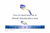 Pour en savoir plus sur le projet éolien des 2 iles rev.0 P12sur12.free.fr/2009 06 Diaporama éolien en mer Noirmoutier Yeu.pdf · 15 mai 2009 Pour en savoir plus sur le projet éolien