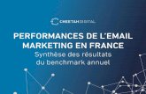 PERFORMANCES DE L’EMAIL MARKETING EN FRANCE · 2017-09-14 · Performances de l’email marketing en France | 5 Performance par secteur d’activité Le graphique ci-dessous représente