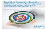 Emploi et économie circulaire - Ceser Nouvelle-Aquitaine · SITE DE LIMOGES 27 Boulevard de la Corderie CS 3116 87031 Limoges Cedex 1 Tel. 05 55 45 19 80 Fax 05 55 45 17 77 ... en