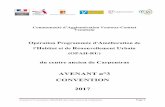 AVENANT n°3 CONVENTION 2017 - La CoVe · 2017-06-12 · Avenant n°3 convention OPAH-RU du centre ancien de Carpentras Page 8 Préambule (modifié par rapport à l’avenant n°2)