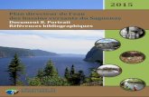 Plan directeur de l’eauobvsaguenay.org/public/documents/pde/PDESaguenay2015Doc...375 Plan di ecteu de l’eau des bassins versants du Saguenay – Portrait (Références bibliographiques)