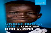 UNICEF RDC en 2018 / UNICEF DRC in 2018...development programmes and 17,677,201 children were protected against polio. In 2018, the nutrition situation of children in the DRC worsened,