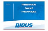 BIBUS France PRESENTATION · Distributeurs gamme 3PA. Distributeur à clapet. Gamme raccordement M5 et G1/8. Fonction 3/2 Universelle (N.F et N.O). Commande manuelle indexable. Pression