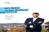 s Hofer at essemappe - fdp- · PDF file Seite 6 s Hofer interthur Winterthur, 29. April 2020 Ja, ich will Stadtrat werden – weil es eine Herzensangelegenheit ist. «Ja, ich will.»