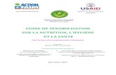 151230 Guide de sensibilisation ACF-FR · 2016-11-17 · ACF-E Mission Mauritanie Office Of U.S. Foreign Disaster Assistance Ministère des Affaires Islamiques et de l’Enseignement