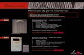 Panneaux de porte Aluminium - VOLMA€¦ · Panneau ALU | Collection LOFT Modèle Réf. 364-0 • Épaisseur : 24MM • Structure : 2 PLIS • Coloris : 7016 INT/EXT • Vitrage :