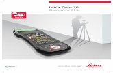 Leica Zeno 20 - Topocenter · 2018-11-09 · PLUS FLEXIBLE Windows Embedded Handheld (WEH) 6.5.3 ou Android Logiciels Leica Geosystems ou utilisez votre propre application Choix complet