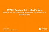 TYPO3 Version 9.2 - What’s New€¦ · TYPO3 Version 9.2 - What’s New RØsumØ des nouvelles caractØristiques, changements et amØliorations 21/May/2018 Creative Commons BY-NC-SA