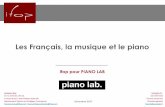 Les Français, la musique et le piano · Apprentissage d’un instrument Disposition à acquérir un piano Pratique d’un instrument . 6 Image et représentations B associées au