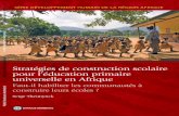 Stratégies de construction scolaire pour l’éducation primaire … · 2016-07-16 · Délegation de la maîtrise d’ouvrage 96 Décentralisation de la maîtrise d’ouvrage 120