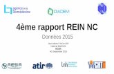4ème rapport REIN NC · 2018-01-09 · • NC et WF vs. Ensemble des 30 régions REIN. Par tranches d'âge, 2015 11. 12 ... Après ajustement sur l’âge, la survie globale à 6