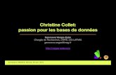 Christine Collet: passion pour les bases de données · Ch. Collet, The NODS project: Networkedopen databaseservices. In Interna>onal Symposium on Objectsand Databases, pp. 153–169,